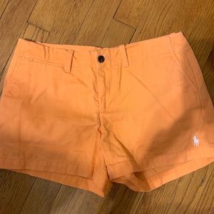 Orange Polo Shorts